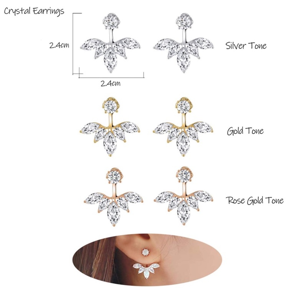 New! Crystal Ear Jackets
